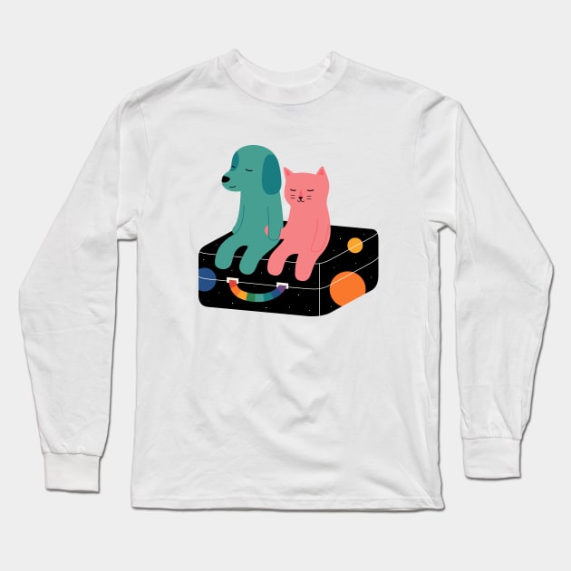 Travel More Long Sleeve T-Shirt by AndyWestface